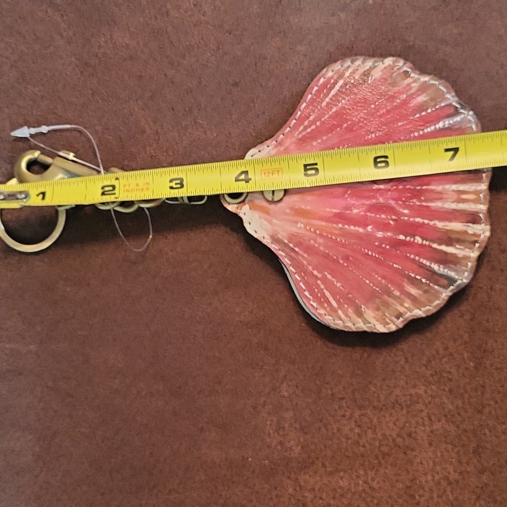 Patricia Nash Shell Mirror Key Fob Charm - Picture 5 of 10